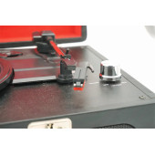 GPO Soho Çanta Pikap Çalar Stereo Hoparlör Siyah - 7