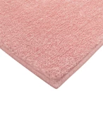 Modern Dekoratif Yuvarlak Puffy Peluş Ponpon Saçaklı Salon Oturma Odası Halısı Pembe - 6