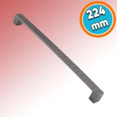 Mobilya Mutfak Dolabı Çekmece Dolap Kapak Kulpu Kulbu Füme 224 mm Desenli Metal Kulp thumbnail 1