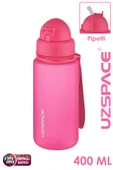 Uzspace Pipetli 400 ml Tritan Çocuk Su Matarası FiftyFifty - 7