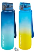 Uzspace 2'li Tritan Matara Seti 1000ml BÜYÜK BOY Çift Renk Softtouch FF Collection Tritan Su Matarası - 10
