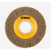 Rtrmax Saçaklı Daire Tel Fırça 150 mm Rtrmax RH23150 - 1