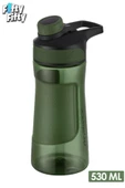 Uzspace Manyetik Kapaklı 530 ml Silikon Gövde Tritan Su Matarası - 2