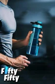 Uzspace Manyetik Kapaklı 530 ml Silikon Gövde Tritan Su Matarası - 7