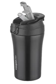 Vagonlife FiftyFifty Çift Kapak Sistemli Pipetli/Pipetsiz 400ml Çelik Mug FF2004VGN - 12