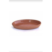 25 cm sırlı kayık toprak güveç - 2