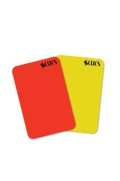 Scucs 1380 Hakem Kartı Takım Sarı-Kırmızı - 1
