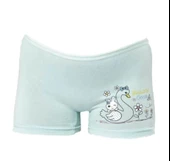 KOTA 3409 KIZ ÇOCUK RENKLİ BASKILI BOXER 12 ADET - 4