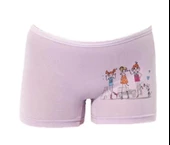 KOTA 3409 KIZ ÇOCUK RENKLİ BASKILI BOXER 12 ADET - 5