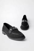 Muggo VİOLA Garantili Triko Metal Tokalı Kadın Loafer Günlük Ayakkabı - 6