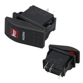 Ayt Korna Sembollu Işıksız Araç On Off Aç Kapa Anahtar Düğme Oto İçin 12-24 Volt Switch 2 Pinli - 1