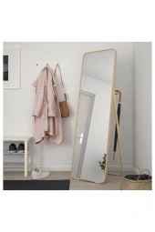 Modern IKORNNES Dişbudak 52x167 cm Ayaklı Boy Aynası thumbnail 1