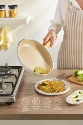 Emsan Swiss Crystal 22 cm Tava - 1