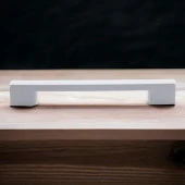 Mobilya Mutfak Dolabı Çekmece Dolap Kulpları Kapak Kulpu Kulbu Beyaz 160 mm Plastik Kulp thumbnail 4