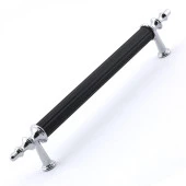 Mobilya Mutfak Dolabı Çekmece Dolap Kulpları Kapak Kulpu Kulbu Siyah 96 mm Metal Kulp thumbnail 2