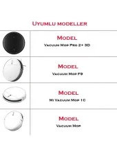 srfn ticaret Xiaomi Vacuum Mop 2 (STYTJ03ZHM) Uyumlu 6 Parça Filtre Fırça Mop Tarak Seti thumbnail 7