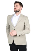 Cengiz İnler Nokta Desenli Kırlangıç Yaka Slim Erkek Ceket - 4