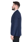 Cengiz İnler Nokta Desenli Kırlangıç Yaka Slim Erkek Ceket - 10