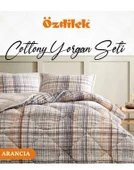 Özdilek Cottony Yorgan Seti Çift Kişilik (220x240)-Arancia - 2
