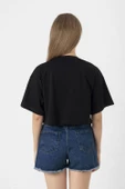 Blackpink Members Signatures Siyah Kadın Crop Tshirt - 3