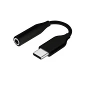 Hypergear V50 Type-C ve 3.5mm Jack Girişli Mikrofonlu Kablolu Kulaküstü Kulaklık Siyah - 6