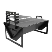 Kamp Ayısı® Grillogy™ Barbekü Su Geçirmez Taşıma Çantalı Katlanabilir Izgara Mangal - 1