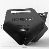 Kamp Ayısı® CampyTri Grill™: Katlanabilir Bushcraft Mangal - 3