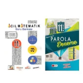 Acil 11.Sınıf Matematik Soru Bankası ve Evrensel 4 lü Deneme Seti 2 Kitap - 1
