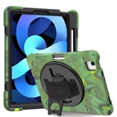 Apple iPad Air 5 10.9" 2022 Kılıf Defender Askılı Zırhlı Tank Case A2588 A2589 A2591 - 6