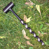 Kamp Ayısı Nordic Delme Çapı 18 Mm - Bushcraft İsveç El Burgusu Boyunduruk İsveç Ocağı Outdoor Kamp Ekipmanı - 1