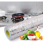 Yapışkanlı Kolay Silinebilir Mutfak Tezgah Üstü Folyo Gümüş 40 Cm x 10 M - 1