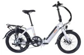 Alba Fold X Premium E-Bike 36V 12.8Ah Batarya, H.Disk Fren 1x8 Vites 20 Jant Renk:Gümüş - 1