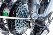 Alba Fold X Premium E-Bike 36V 12.8Ah Batarya, H.Disk Fren 1x8 Vites 20 Jant Renk:Gümüş - 9