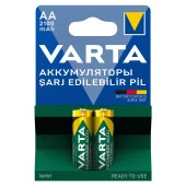 Varta Şarjlı Kalem Pil AA 2100 Mah 1.2 V Şarj Edilebilir Kalem Pil 2 Li Paket - 1