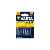 Varta Longlife Power AAA İnce Kalem Pil Alkalin (6 Lı Paket) - 1