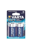 Varta Alkalin Büyük Boy Pil (D) High Energy 2 Li Paket - 1