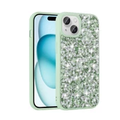 Vendas Apple iPhone 15 Plus Kılıf Parlak Taşlı Tasarım Zore Linea Kapak - 8