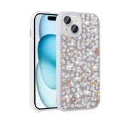 Vendas Apple iPhone 15 Plus Kılıf Parlak Taşlı Tasarım Zore Linea Kapak - 5