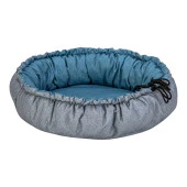 Pet Comfort Sunflower Kedi ve Köpek Yatağı Çift Taraflı Mavi/Gri 60cm thumbnail 1