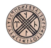 TENGRİ - Deri Peç - Arma - Türk Mitolojisi - Leather Patch - 1