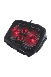 HADRON NOTEBOOK SOĞUTUCU 4 FANLI YÜKSEKLİK KADEMELİ HD2008 LEDLİ - 1