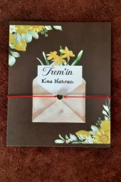 20 Adet Zarf Konsept Gold Kalpli Şans Bilekliği - Kına Hediyesi - Bride To Be  - Kişisel Yazı - 5