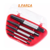 5Lİ Ters Kılavuz Takımı 5 Parça - Kırılmış Vida Civata Sökme Aparatı Ters Klavuz Seti - 2