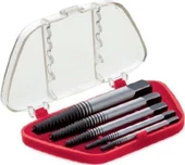 5Lİ Ters Kılavuz Takımı 5 Parça - Kırılmış Vida Civata Sökme Aparatı Ters Klavuz Seti - 1