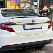 Fiat Egea Bagaj Üstü Yarasa Spoiler Piano Black 2015-2023 Uyumlu - 3
