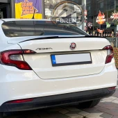Fiat Egea Bagaj Üstü Yarasa Spoiler Piano Black 2015-2023 Uyumlu - 6