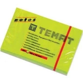 Temat 50x75 Mm Not Kağıdı 80 Yp Fosforlu Yeşil 11074 - 1