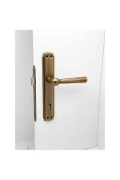 Osmanlı Handles Lüx Antik Sarı Aynalı Oda İç Kapı Kolu 1 Takım thumbnail 5