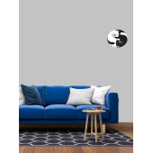 Ying-Yang Duvar Saati Kedi - 1
