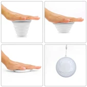 Ayt Sunup Silikon Taşınabilir Katlanabilir Pratik Bardak Kamp Malzemesi Kamp Piknik Bardağı Yer Tutmaz Katlanır thumbnail 2